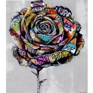 GRAFFITI ROSE Diamond Painting!